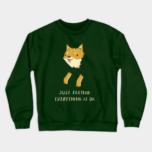 bush shiba Crewneck Sweatshirt